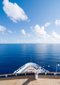 bow of cruise ship photo