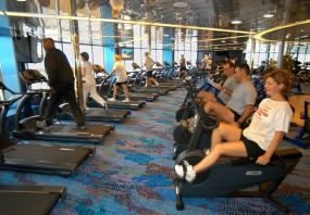 gym on cruise ship photo