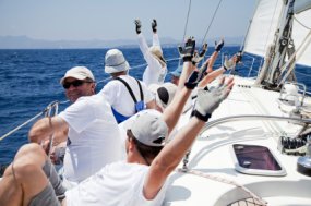crew sailing photo